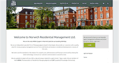 Desktop Screenshot of norwichresidentialmanagement.co.uk